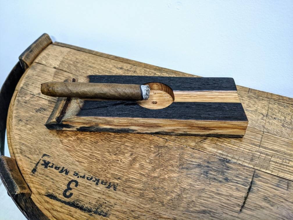 Bourbon Barrel Stave Cigar Ashtray Gambill Woodworking