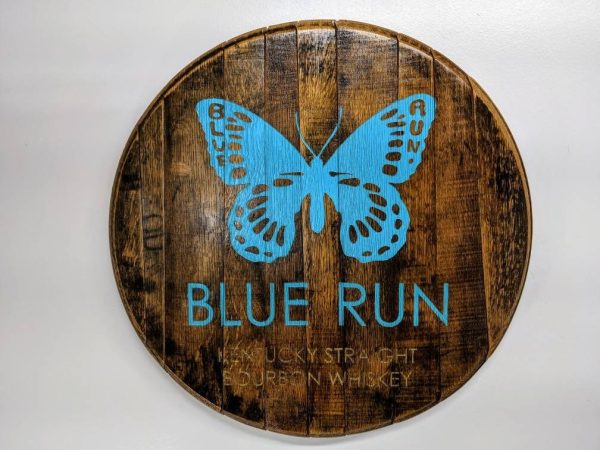 Bourbon Barrel Top Wall Art - Engraved Logo - Image 23