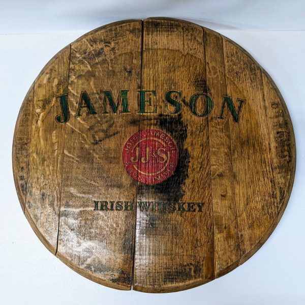 Bourbon Barrel Top Lazy Susan - Engraved Logo - Image 36