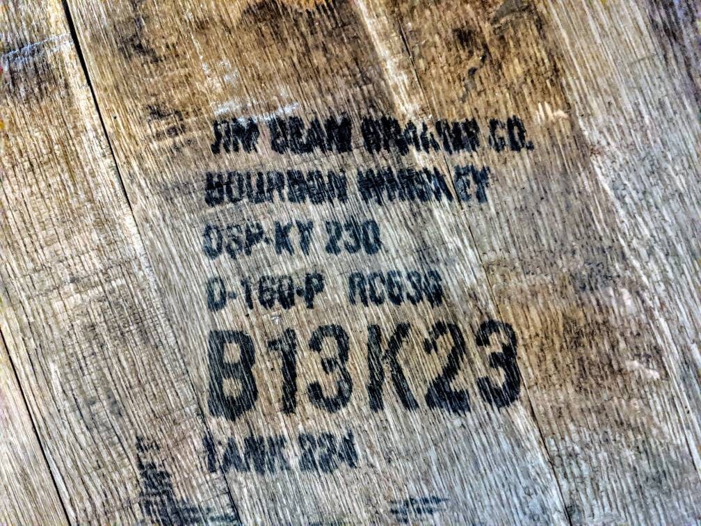 Bourbon Barrel Top Lazy Susan - Engraved Logo - Image 2