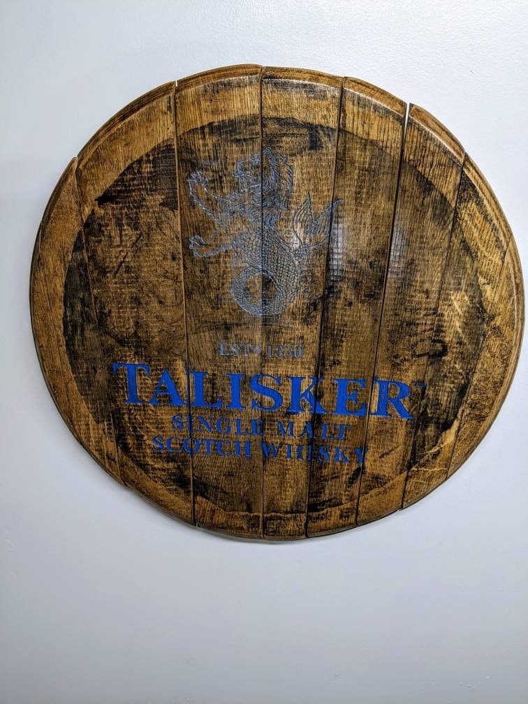 Bourbon Barrel Top Wall Art - Engraved Logo - Image 19