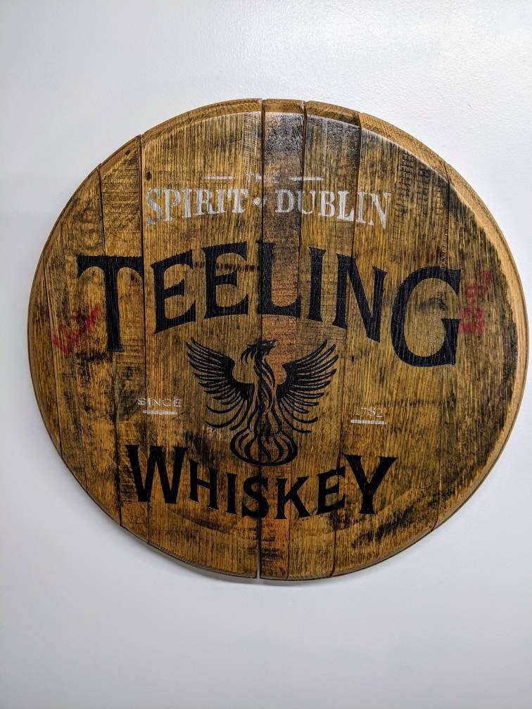 Bourbon Barrel Top Wall Art - Engraved Logo - Image 18