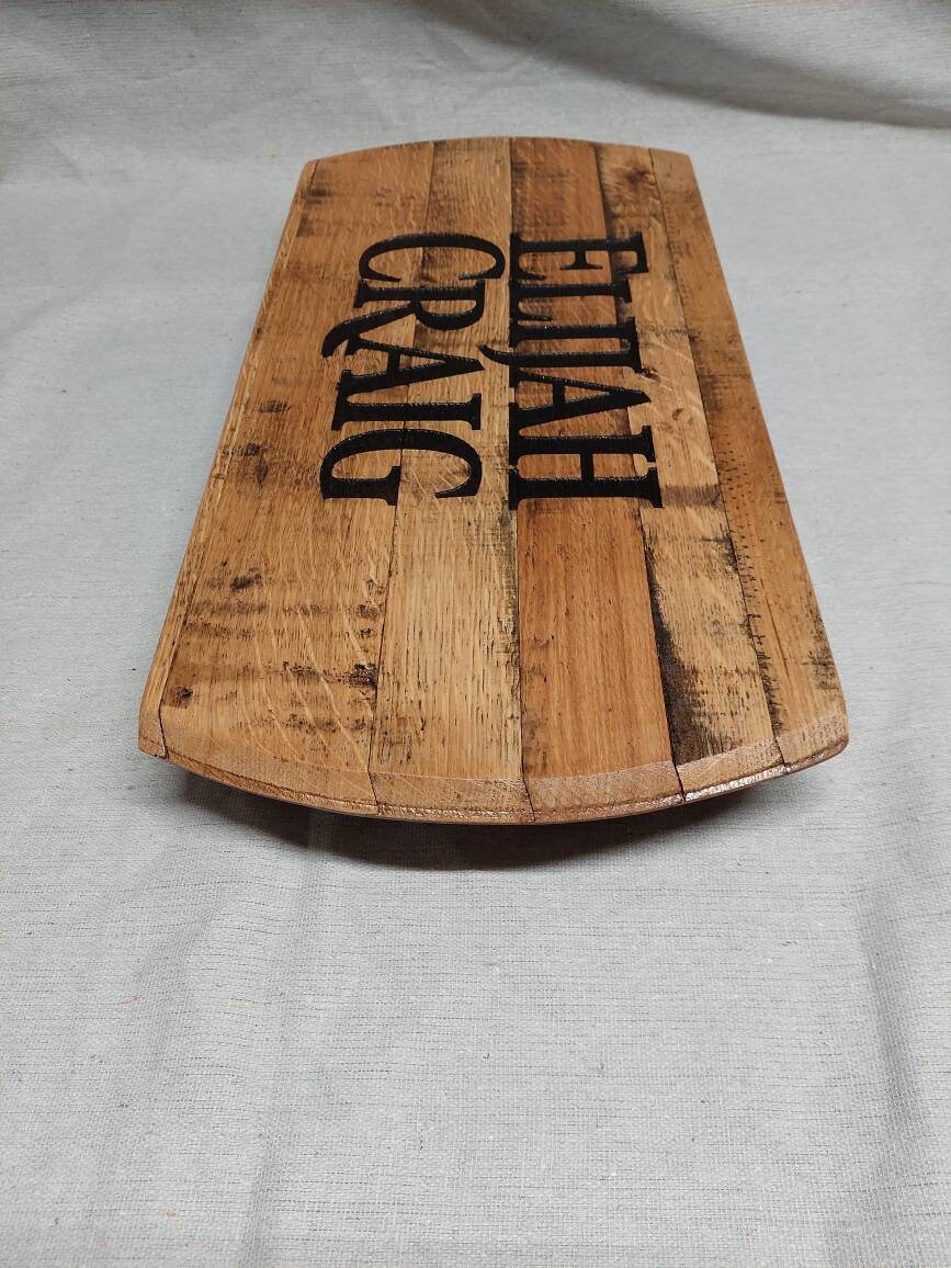 Bourbon Barrel Top Tray - Engraved Logo - Image 9