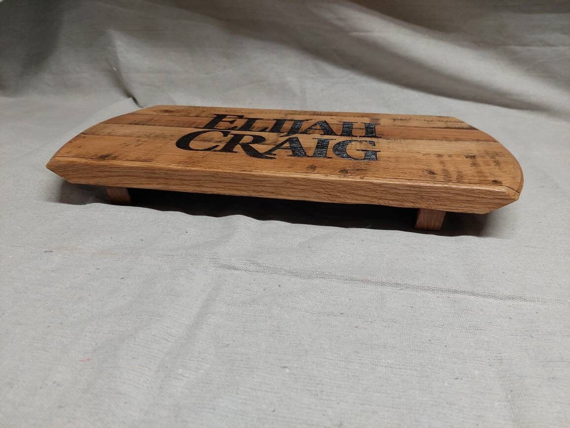 Bourbon Barrel Top Tray - Engraved Logo - Image 8