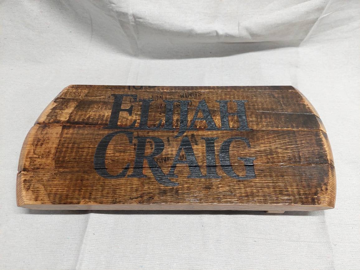 Bourbon Barrel Top Tray - Engraved Logo - Image 5
