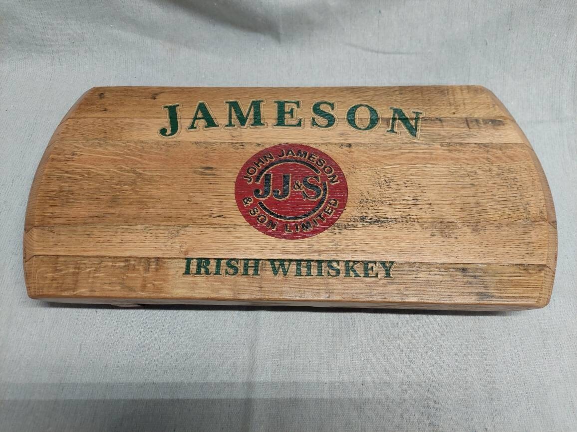 Bourbon Barrel Top Tray - Engraved Logo - Image 2