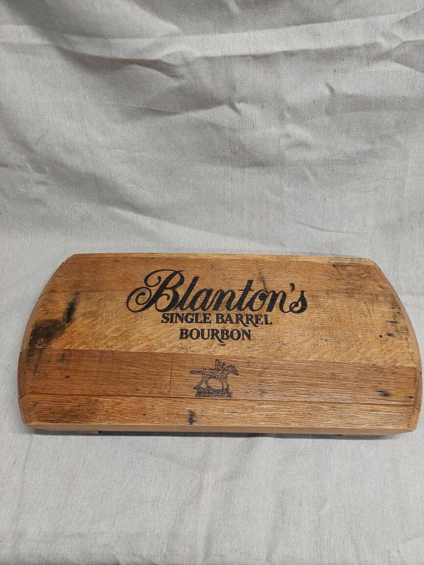 Bourbon Barrel Top Tray - Engraved Logo