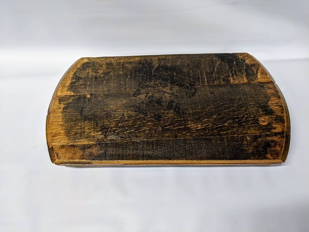 Bourbon Barrel Top Tray - Engraved Logo - Image 13