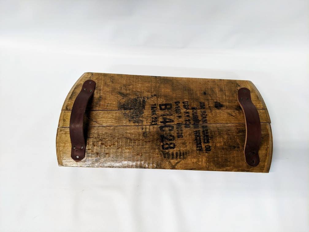 Bourbon Barrel Top Tray - Engraved Logo - Image 12