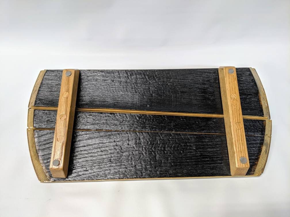 Bourbon Barrel Top Tray - Engraved Logo - Image 11