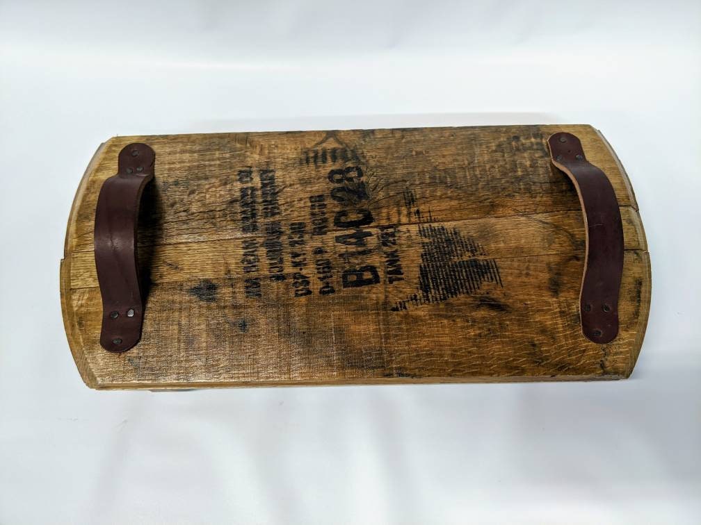 Bourbon Barrel Top Tray - Engraved Logo - Image 19