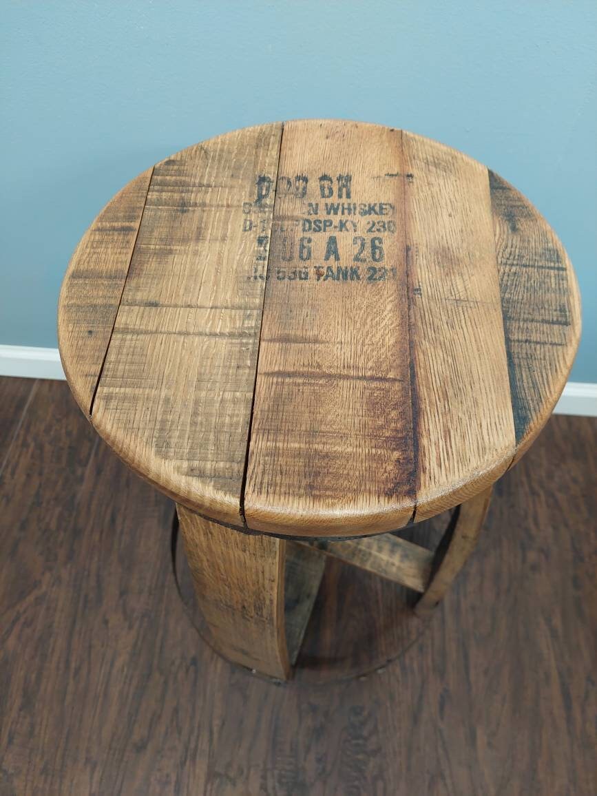 Bourbon Barrel Top Stools (Round) - Image 6