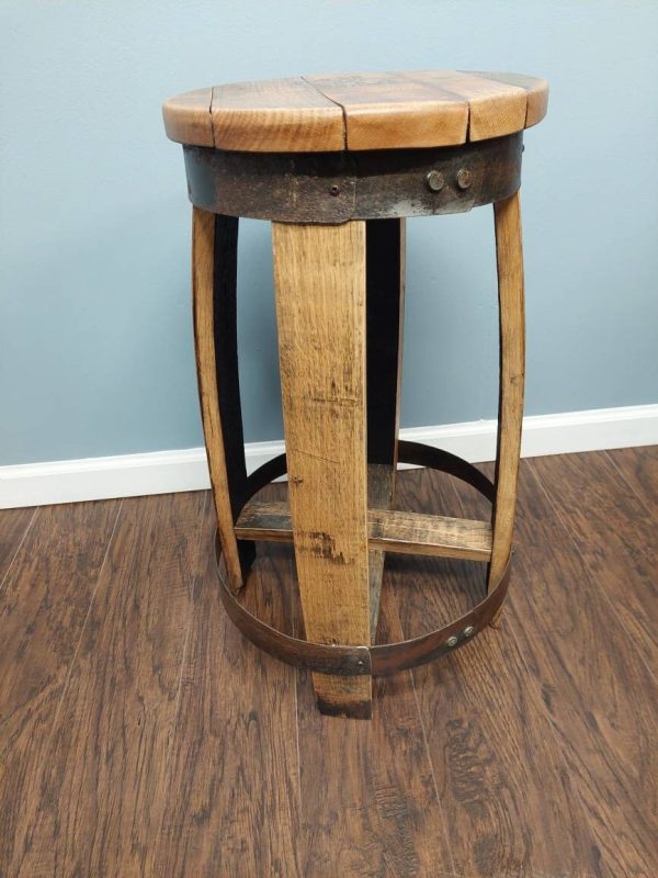 Bourbon Barrel Top Stools (Round) - Image 4
