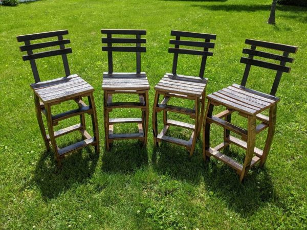Bourbon Barrel Stave Stools - Image 6