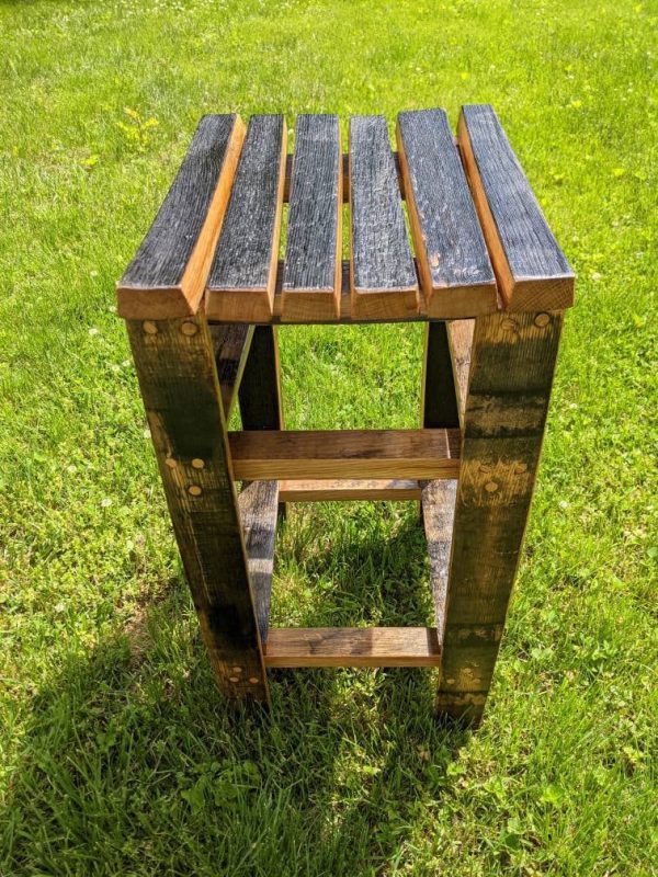 Bourbon Barrel Stave Stools - Image 5