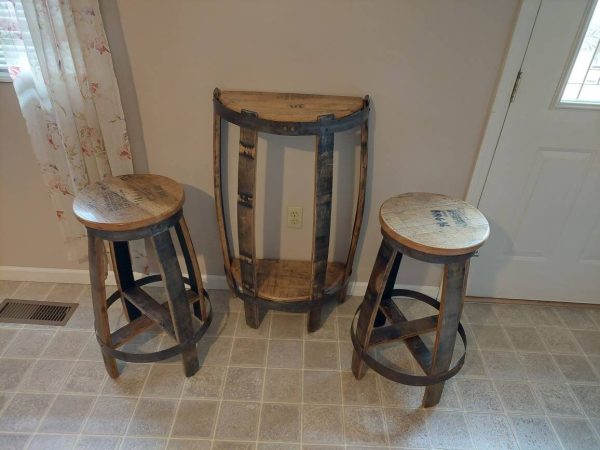 Round Stool Half Table