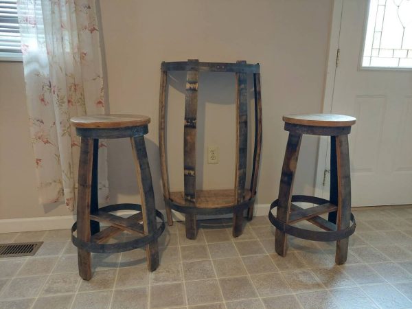 Round Stool Half Table