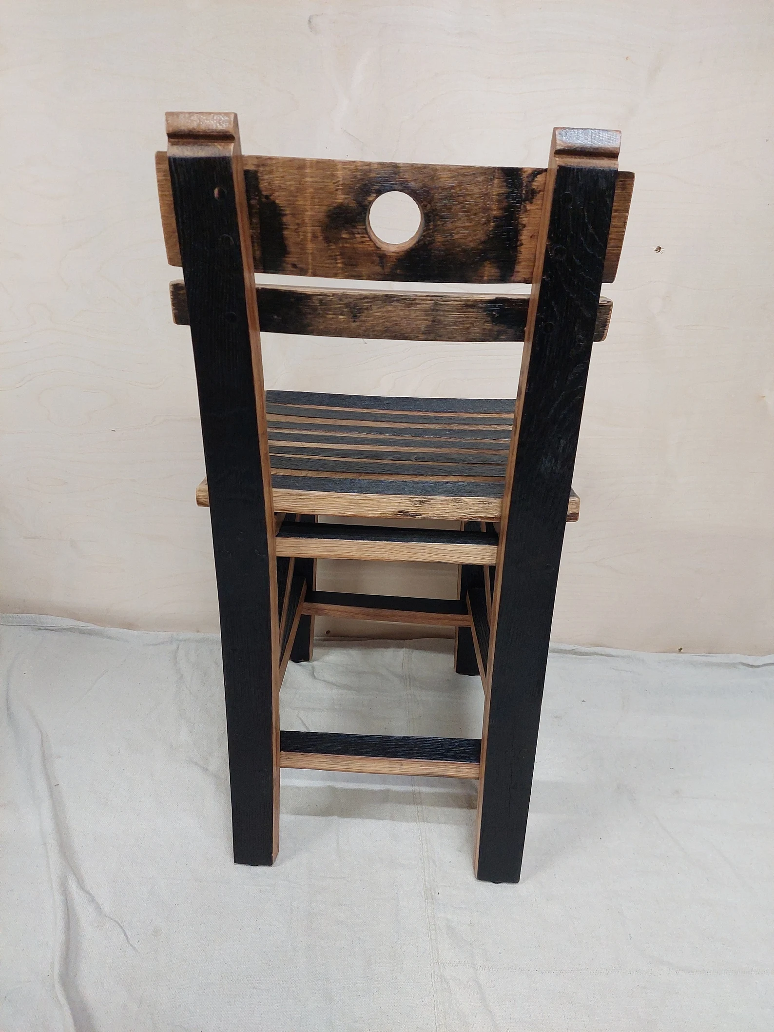 Bourbon Barrel Stave Dining Chair - Image 5