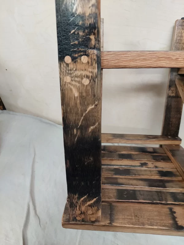 Bourbon Barrel Stave Dining Chair - Image 9