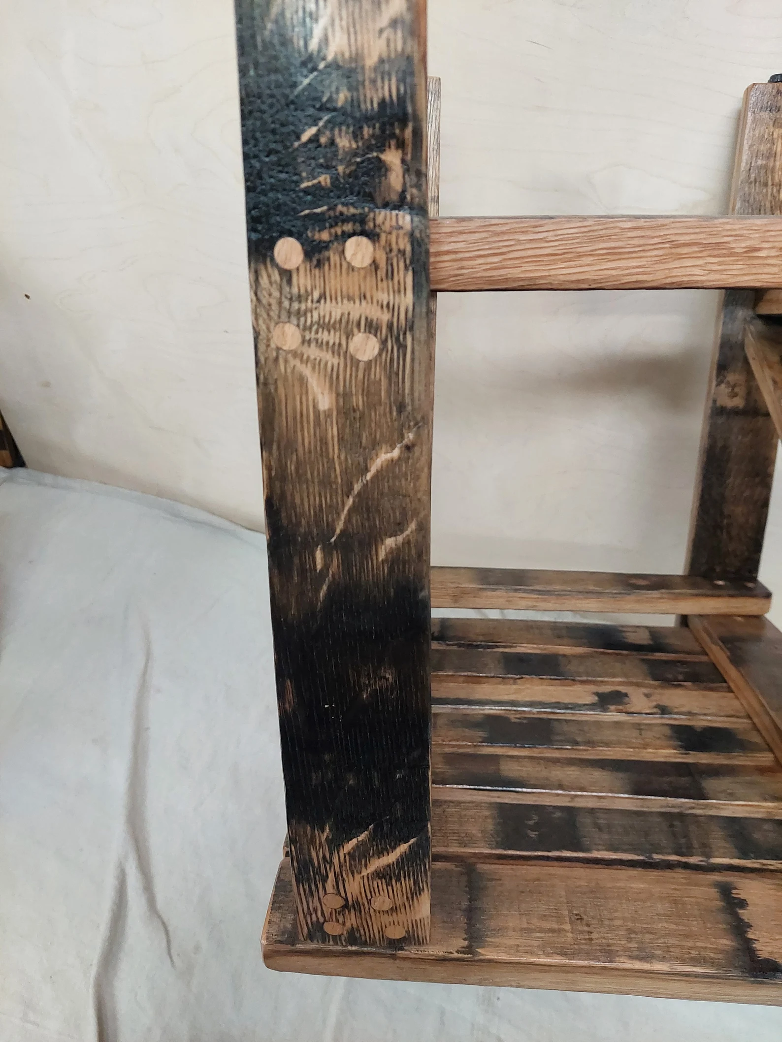 Bourbon Barrel Stave Dining Chair - Image 9